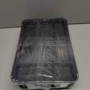 3 x Aujen Silverware Organizer - Expandable Kitchen Drawer Organizer, Adjustable Utensil Organizer, Cutlery Tray for Forks, Knives, Multipurpose Kitchen Organizers and Storage Solution, Black, Medium