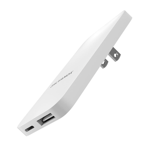 Type C Flat Wall Charger, Galvanox Ultra Slim (Multi-Port Power Adapter) for iPhone 13/14/15/16/17 iPhone 18 Pro/Max and Samsung Galaxy Models, 20W Fast Charging Outlet Plug (Dual USB-C USB-A)