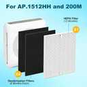 AP-1512HH Filter Compatible with Coway Airmega AP-1512HH