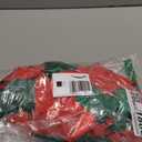 MCEAST 10 Pieces Classic Christmas Door Cabinet Bows, Red, Green Polyester Ribbons, 10 x 87 Inches