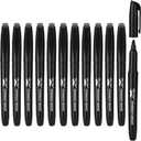 Mr. Pen- Permanent Markers, 12 Pack, Black, Fine Tip, Black Markers, Fine Tip Markers
