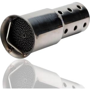 LKV Motorcycle DB Killer 51mm Universal Muffler Silencer Baffle Removable Noise Eliminator Compatible with Harley Moto Guzzi Honda Kawasaki Suzuki Yamaha Cruiser Scooter