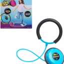 Just Play Skip It Retro Outdoor Toy, Light Up Ball and Digital Counter, Blue, Soft Foam Padded Ankle Ring, 31-inch Long, Screen Free Play, Toys for Kids Ages 5 Up (Teal)