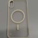 SUPFINE Magnetic for iPhone XR Phone Case(Compatible with MagSafe)(Military Grade Drop Protection) Slim Translucent Matte Shockproof with Anti-Fingerprint Phone Case,Antique White