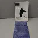 EVERSWE 3 Pairs Women's Sheer Pantyhose 20D, High Waist Control Top Pantyhose Hosiery (Blue)