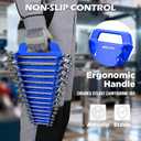 2-Pack Magnetic Wrench Organizer with Non-Slip Handle, 24-Slot Heavy-Duty Wrench Rack Holders for Toolbox & Drawer Storage, Fits SAE 1/4"-1-1/16" and Metric 6mm-24mm Wrenches