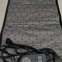 InVarme Extra Hot Heating Pad: 2X Graphene Max 160 Electric Heating Pad for Back Neck Shoulders Leg - Fast Deep Relief for Men from Chronic Pain in Winter - 4H Auto Off 12" x 24" (Black)