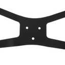 Go Kart Butterfly Steering Wheel - Metal Sport Kart Racing Replacement, Ergonomic Design with Aluminum Spokes, Black Iron Steering Wheel