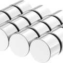 N52 Magnets - 1/2" D x 3/8" H - 16 Pack, Powerful Rare Earth Magnets,Super Strong Neodymium Disc Magnet for Fridge, Office, Building, Scientific, Crafts and DIY Thick Strong Magnet