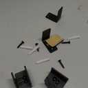 Sure-Loc Sliding Barn Door Bottom Floor Guide,U Shape,Flexible Adjustable Fit Distance,Flush Flat Bottom Design,Wall Mount System,for Door & Cabinet,Black 