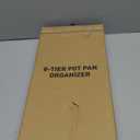 ORDORA Pots and Pans Organizer for Cabinet 16.61 Height, 8 Tier Pot Organizers Rack with 3 DIY Methods, Adjustable Pan Organizer under Cabinet Kitchen Organization and Storage