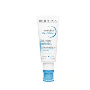 Bioderma Hydrabio Face Cream, Gel Cream Moisturizer, Provides Radiance, Lightweight Face Moisturizer for Normal to Combination Sensitive Skin, 1.33 Fl Oz (Pack of 1)