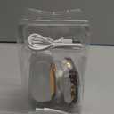 5D Magnetic Electric Razor for Women, Wet Dry Shaver with Floating Head, USB-C Quick Charge, 90 Min Runtime, Gold, for Legs and Body