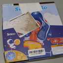 Skirfy Sprinkler Rocket Launcher Outdoor Water Toys for Kids, Rocket Design Water Powered Liftoff 9-16ft & Spin, Summer Garden Lawn Toys & Birthday Gift for Girls Boys Age 3-12 Year Old White