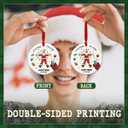 2 x Funny Christmas Ornament 2025 - Its Fine Im Fine Everything is Fine Holiday Tree Decoration, Hilarious Stress Relief Gag Gift, Funny Xmas Movie-Inspired Ornament, Unique Holiday Humor Decor