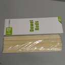 HOPELF 25PCS Wooden Dowel Rods - 1/4 x 12 Inch Bamboo Sticks - for Crafts, Cake Dowels and DIY Projects