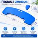 Slide Transfer Board, 33.5in Non-Slip Sliding Assist Board, Mobility Transfer Device for Elderly Seniors, Easy Transfer from Wheelchair to Bed, Car, Toilet, Supports Up to 330 Lbs