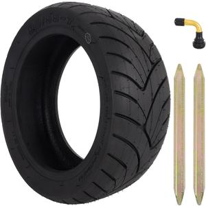 90/55-7 Vacuum Tire, 11 Inch Tubeless Scooter Tire with Air Valve