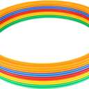 Akozon Kids Sports Speed, Children's Outdoor Toys Sports Speed and Agility Ring M 28 Cm Ring Set 10 Extra Large Buckles