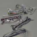 Kerecsen Reading Glasses 5 Pairs Fashion Ladies Readers Spring Hinge with Pattern Print Eyeglasses for Women (Mix Color -2, 5.00)