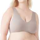 True & Co Women's True Body Lift V Neck Bra ((Large) 36-38A/D, Mink)