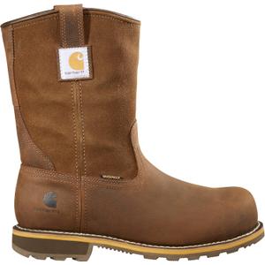 Carhartt Footwear CMP1453 Waterproof Pull On Boot (13 Wide, Bison Brown Oil Tan)