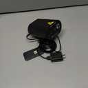 DJ Disco Ball Party Lights with Sound-Activated Remote, Durable ABS RGB LED Strobe Stage Lighting, Light Projector for Xmas/Rave/Club/Bar/Home Room Decoration, DJ Stage Light. (Black)