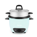AROMA® 6Cup (Cooked) / 1.5Qt. Rice & Grain Cooker (ARC7431NGBL), Light Blue