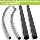 Trampoline Poles Replacement for Skywalker Or Jumpzylla Trampoline Net
Galvanized Trampoline Replacement Parts,Replaces Skywalker #4201 4202 4135&Jumpzylla 8-14ft,Safety Protective Foam Sleeve