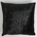  Shredded Memory Pillow with Satin Crushed Cover, Black Cover, Size 2 x 2 ft