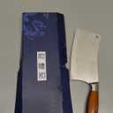 HOSHANHO Cleaver Knife 7 Inch, Ultra Sharp Japanese High Carbon Steel Vegetable Meat Cleaver, Multifunction Chopper Butcher Knife for Home Kitchen and Restaurant