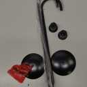 Candle Sconces Set of 2, Taper & Pillar Wall Candle Holder, 13.2 Inch Black Wall Sconces Set of Two, Decor for Entryway, Stair Corner, Living Room, Gifts for Men Women Mom or Dad