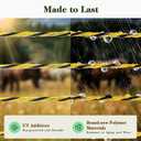 Electric Fence Wire, 5200ft 1585m, Polywire for Portable Livestock Fencing, 6 Stainless Steel Strands for Reliable Conductivity and Rust Resistance, UV Resistant