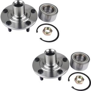 PAROD 2PCS BR930558K Wheel Hub Bearing Assembly Front Fit for Dodge Caliber 2007-2012, Jeep Compass/Patriot 2007-2013 Passenger and Drive Side