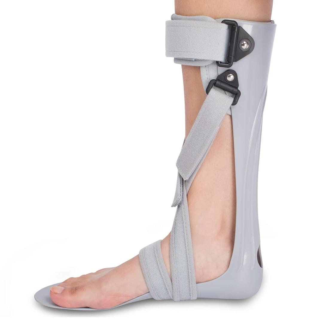 GHORTHOUD AFO Foot Drop Brace Splint Ankle Foot Orthosis Walking with Shoes or Sleeping for Stroke Hemiplegia Medium-Right