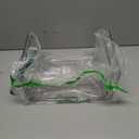 Clear Cabinet Organizer, Shelf Organizer Set of 2 for Kitchen Pantry Organizers and Storage, Display Cabinet Shelf Room Decor Countertop Desk Shelves, Patented Spice Organization for Cabinet