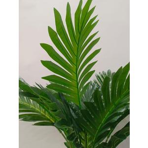 Artificial Palm Tree Plant, Potted Artificial Plant for Home Office Decoration, 12" Tall, Ships in White Ceramic Planter