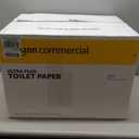 AmazonCommercial 2-Ply Ultra Plus Toilet Paper, Bath Tissue, Soft and Strong, Septic Safe, Unscented, 400 Sheets per Roll, 80 Individually Wrapped Rolls for Business Use