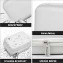 Comecase Carrying & Protective Case for Digital Camera, for CAMKORY/for Kodak Pixpro/for Canon PowerShot ELPH 180/190 / for Sony DSCW800 DSCW830 Cameras for Travel(Bag Only)- White