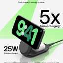 Belkin Qi2.2 25W Wireless 3 in 1 Foldable Fast Charging Station for iPhone