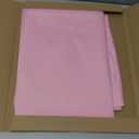sancua 60 Inch Round Tablecloth (Fits 20-48 Inch Tables), Water Resistant Spill Proof Washable Polyester Table Cloth Decorative Fabric Table Cover for Dining, Buffet Parties and Camping, Pink