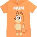 Bluey Matching Family T-Shirt Toddler to Adult Sizes (2T - 3XL) (Yellow, XXL)