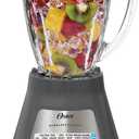 Oster Classic Series 8-Speed Blender with 6-Cup Glass Jar, Gray