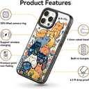 Magnetic for iPhone 13 Pro Max Magsafe Case Cute Aesthetic - Durable Shockproof 6.6 ft Drop Impact Phone Case Cover with Funny Fashion Cats Party Design 6.1" Black