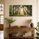 Bruarteli Forest Scenery Canvas Wall Art 40"x20"