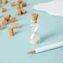 Juvale Tiny Cork Plugs & Mini Stoppers - 100-Pack, 0.4 x 0.3 x 0.5 In, Brown - Corks for Test Tubes & Mini Bottle Lids for DIY Crafts & Spice Shakers