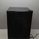 2.56 Cu.ft Compact Refrigerator with Reversible Single Door, BLACK