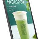 ABS Plastic Slanted Sign Holder, Menu Displays Black L Sign Stand A4/A5/A6 (A4 210297mm/8.2711.69 inches)