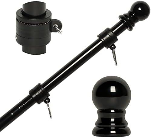 Amazon.com : NELXINJO Flag Pole Kit for House - 6FT Stainless Steel Residential or Commercial Outdoor Flagpole with 2 No-Tangle Ball Bearing Rings (Flagpole Without Bracket) : Patio, Lawn & Garden