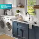 KRAUS Kitchen Sink Bellucci 32 Undermount Workstation Granite, Metallic White, Accessories, KGUW1-33WH